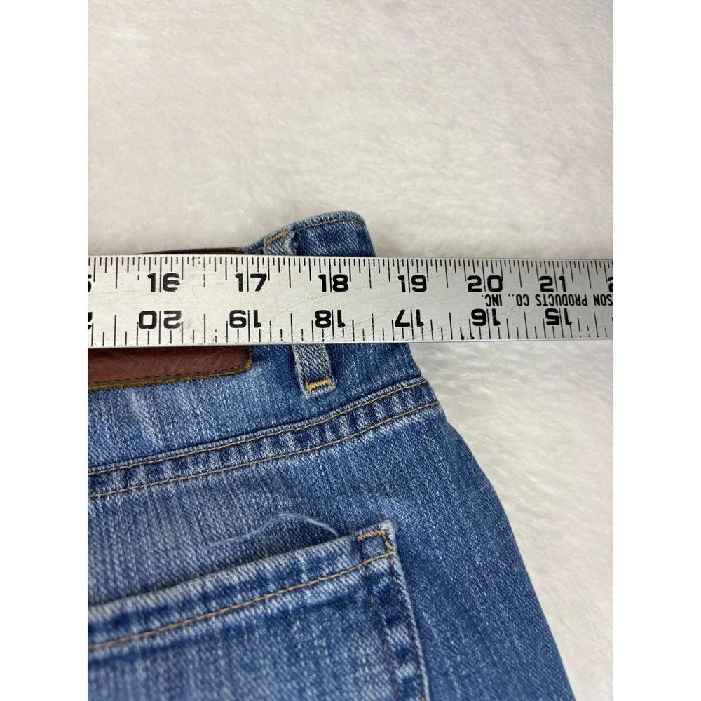 Paige Mens 36x33 Jeans Grungy Medium Blue Wash USA Made